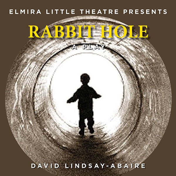 Elmira Little Theatre Rabbit Hole artwork