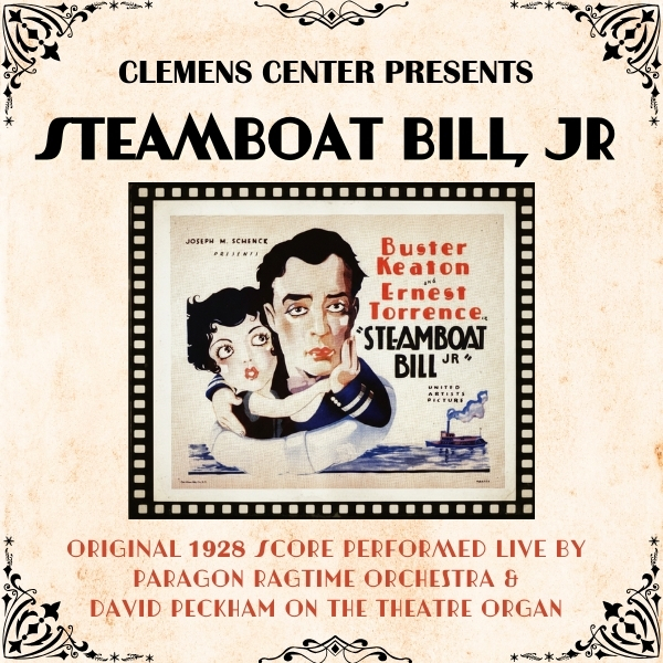 Steamboat Bill, Jr Silent Film Event artwork